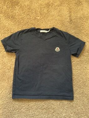 Moncler black kids Shirt Authentic